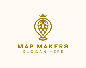 Gold Hops Brewery logo design