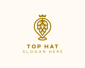 Gold Hops Brewery logo design