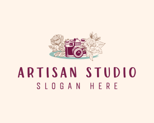 Studio Floral Camera logo design