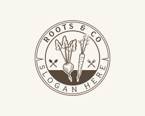 Root Vegetables Dining logo design