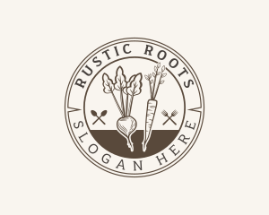 Root Vegetables Dining logo design