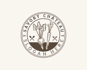 Root Vegetables Dining logo design