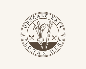 Root Vegetables Dining logo design