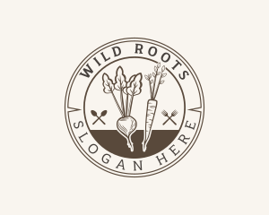 Root Vegetables Dining logo design