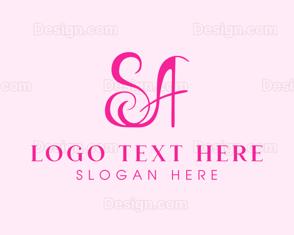 Fashion Letter SA Monogram Logo