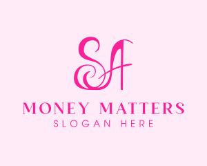 Fashion Letter SA Monogram logo