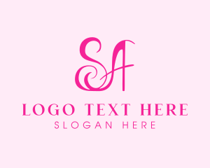 Trendy - Fashion Letter SA Monogram logo design