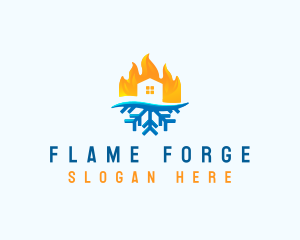 Fire Snow House logo design