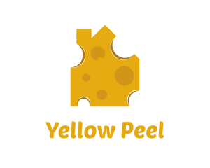 Yellow Cheese House logo design