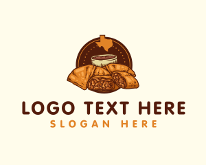 Texas Sopaipilla and Strudel Food logo