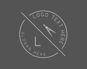 Drawing Compass Badge logo