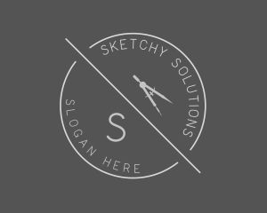Drawing Compass Badge logo