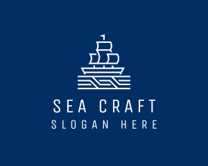 Sailing Ship Boat logo