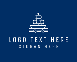Voyage - Sailing Ship Boat logo design