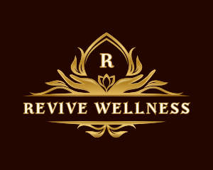 Crest Hand Wellness logo design