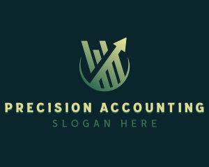 Finance Analytics Accounting logo design