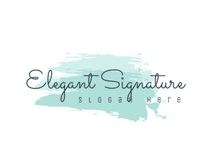 Elegant Cursive Firm  logo design