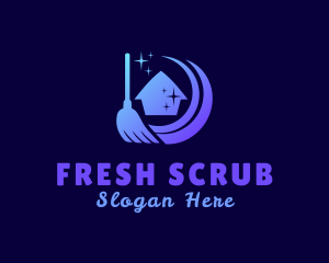 Housekeeping Broom Clean logo
