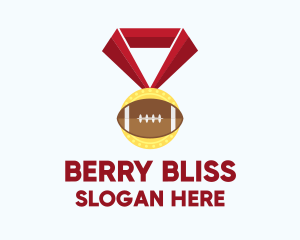 American Football Medal logo design