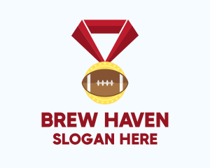 American Football Medal logo design