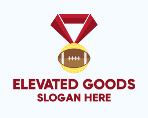 American Football Medal logo design