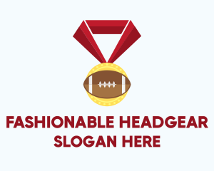 American Football Medal logo design