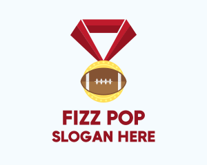 American Football Medal logo design