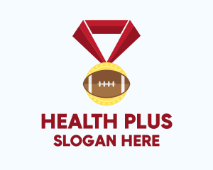 American Football Medal logo design