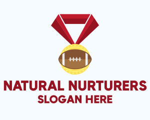 American Football Medal logo design