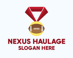 American Football Medal logo design