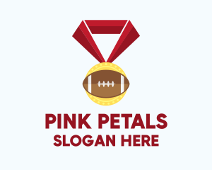 American Football Medal logo design