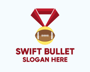 American Football Medal logo design