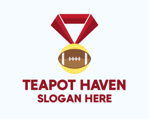 American Football Medal logo design