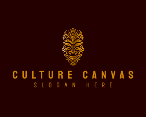 Maori Cultural Mask logo
