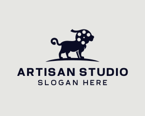 Lion Reel Studio logo design