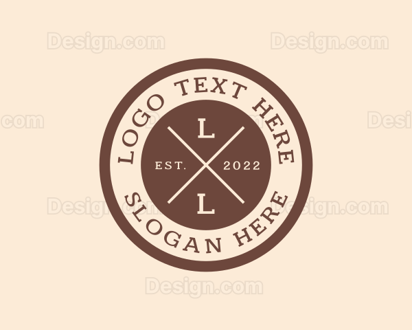 Hipster Business Badge Logo