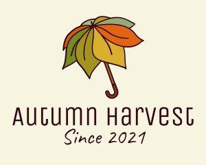 Autumn Leaf Umbrella  logo