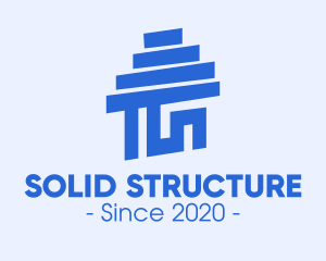 Architect Structure Contractor logo design