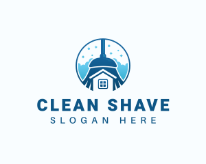 Cleaning Broom Sweep logo design