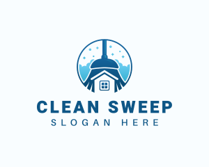 Cleaning Broom Sweep logo