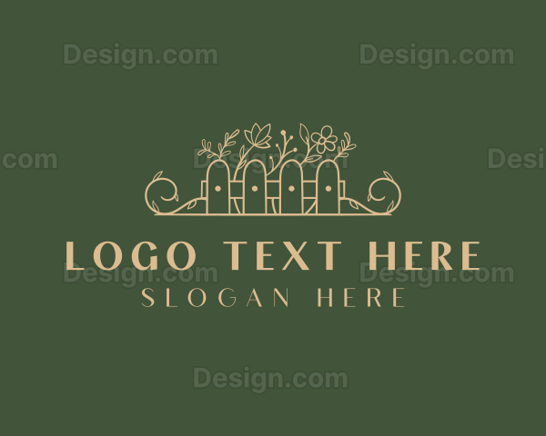 Flower Garden Fence Logo