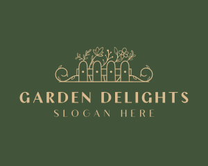 Flower Garden Fence logo design