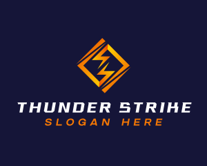 Electric Thunder Bolt logo design