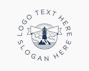 Nautical Lighthouse Landmark  logo