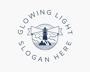 Nautical Lighthouse Landmark  Logo