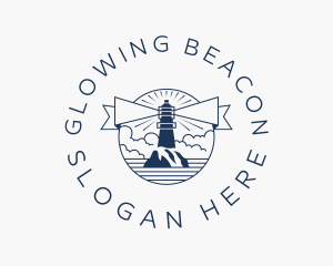 Nautical Lighthouse Landmark  logo design