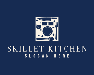 Gourmet Restaurant Utensils logo design