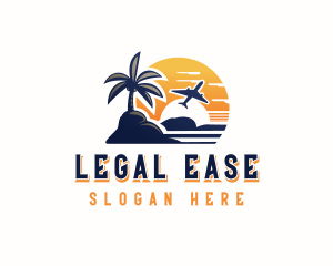 Island Sunset Travel Logo