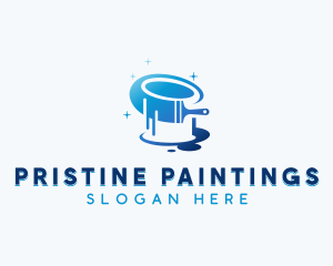 Paint Bucket Painter logo design