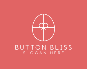 Egg Ribbon Gift logo design